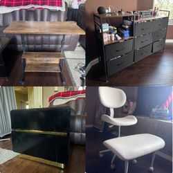 Furniture Bundle – Desk, Dresser, Chair & Nightstand