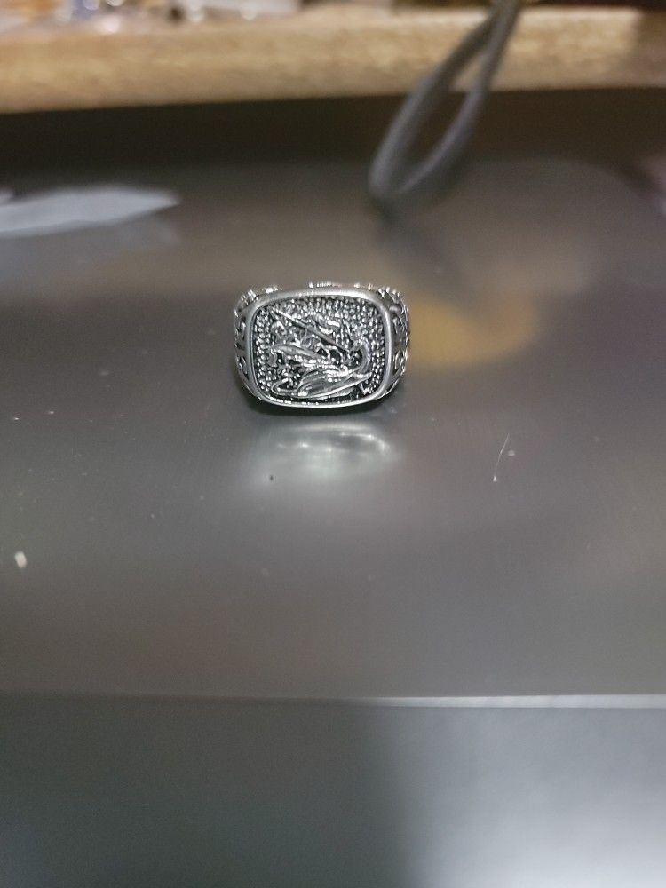 Men's Size 10 Stainless Steel Ring