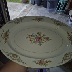Large Beautiful Antique Serving Dish