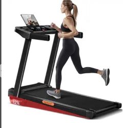 Treadmill with 15% Incline, Portable