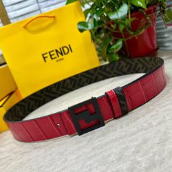 Fendi 40mm Belt With Box New 