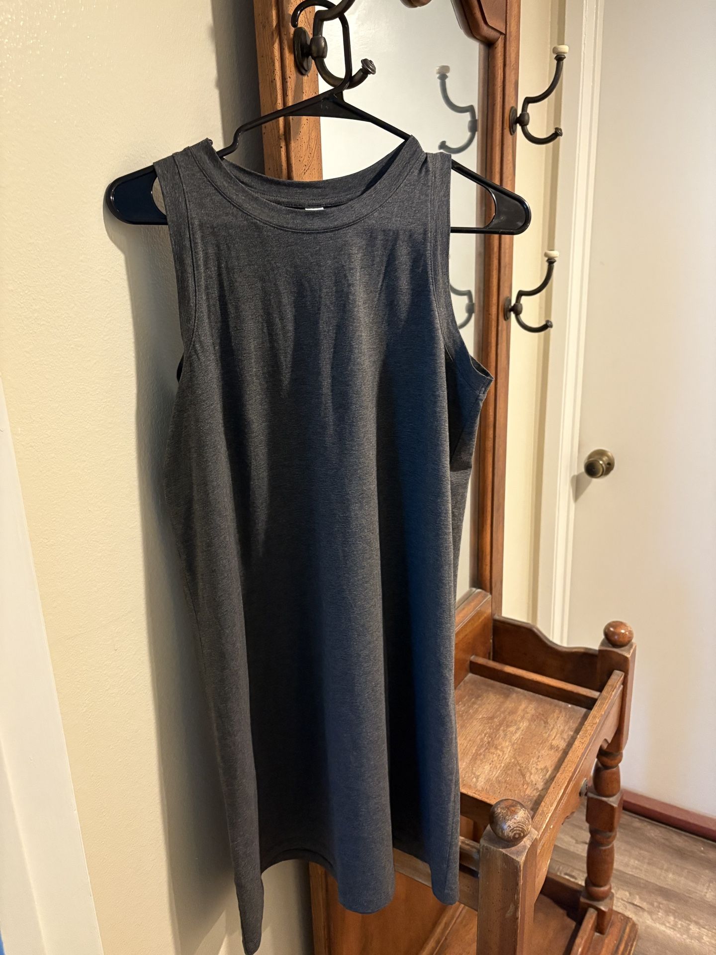 womens grey stars above nightgown small