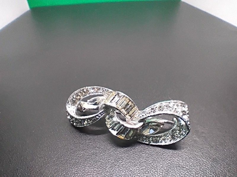 Vintage Coro Rhinestone Brooch