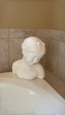 Plaster bust