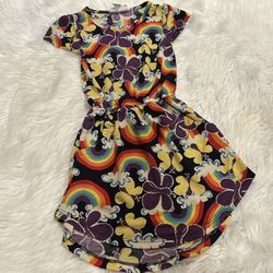 LulaRoe Rainbow Toddler Dress *Size 2