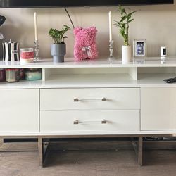 White Tv Console 