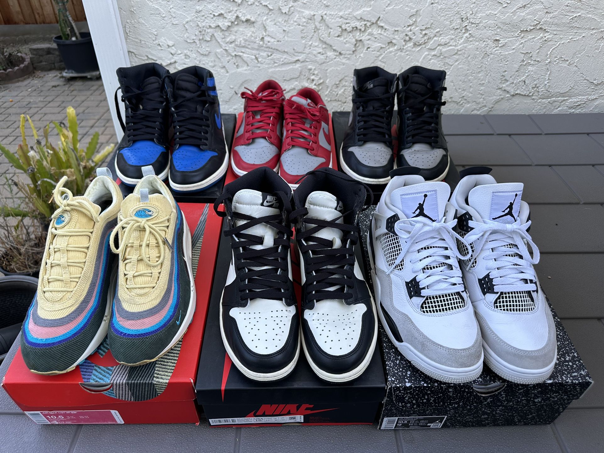 Jordan 1 Nike Dunk Air Max 10.5
