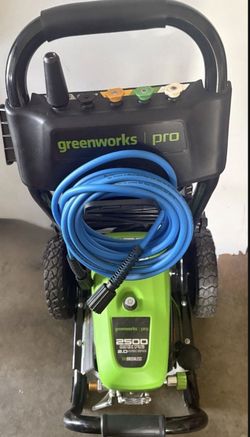 Today Only New out of box Greenworks 2500-PSI 2-GPM Cold Water Electric Pressure washer with 5 Spray Tip $150 cash only East Palmdale