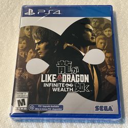 Like A Dragon: Infinite Wealth Sony PlayStation 4 PS4 New Sealed 