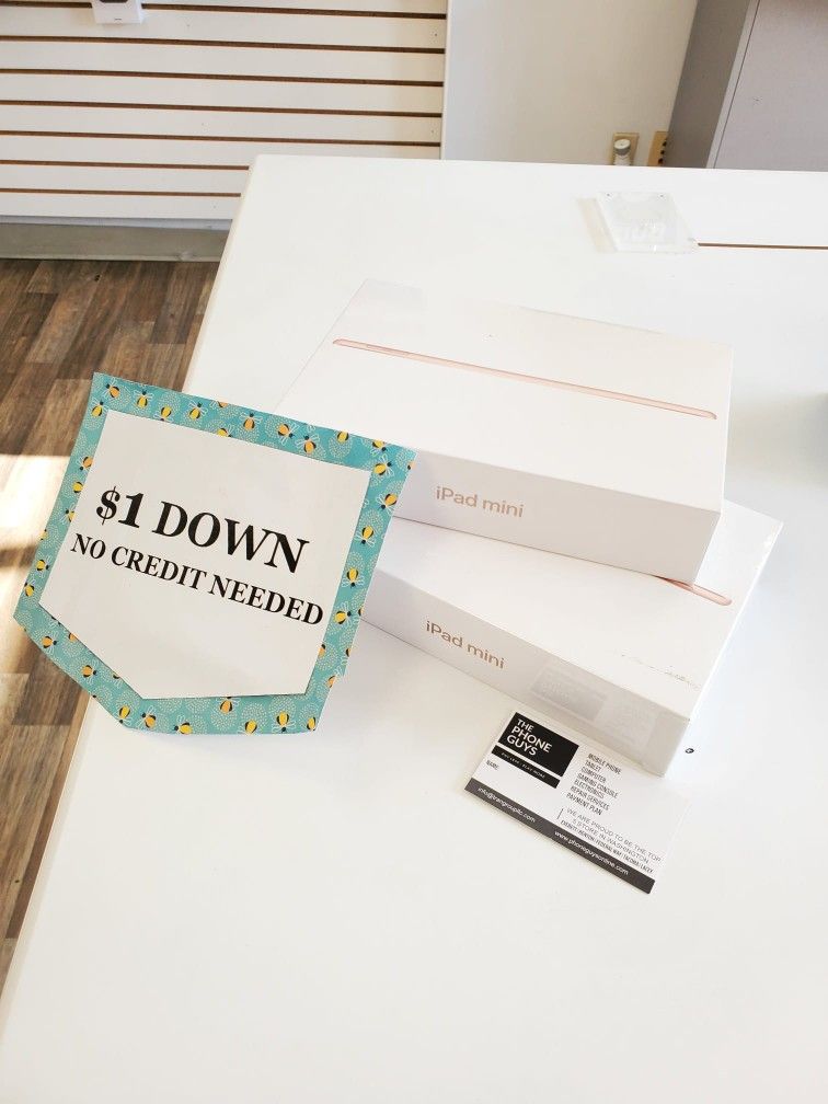 New Apple IPad Mini 5th Gen 64GB Wifi Tablet - 90 DAY WARRANTY - $1 DOWN - NO CREDIT NEEDED