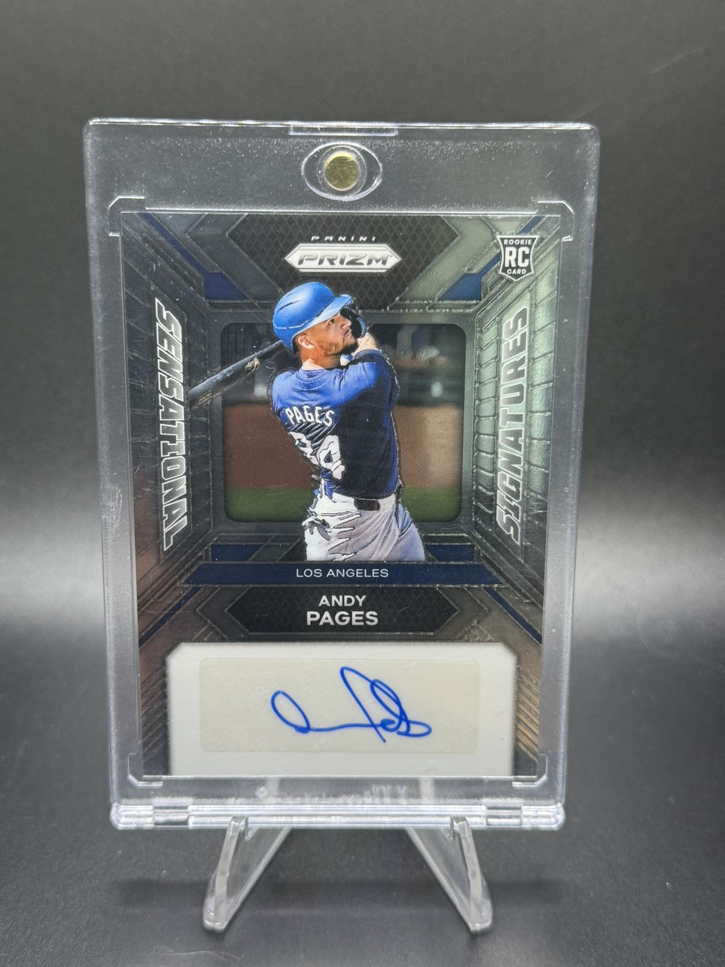 2024 Panini Prizm Sensational Signatures - Andy Pages #SS-AP Auto Rookie