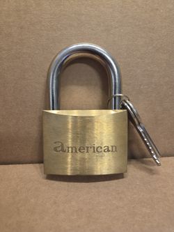 American Solid Brass Padlock No. B 70