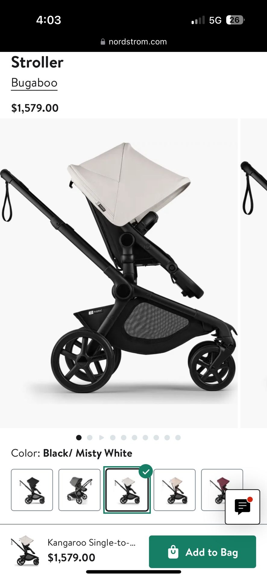 BUGABOO Kangaroo Single-to-Double Stroller BRAND NEW UNOPENED
