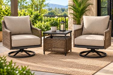 Outdoor  Metal Patio Set of 3 pieces