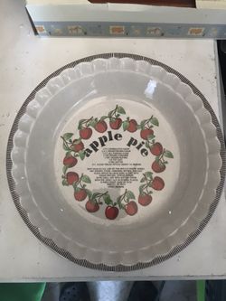 Apple pie dish