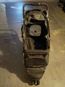 Kingstown Black Pet Stroller