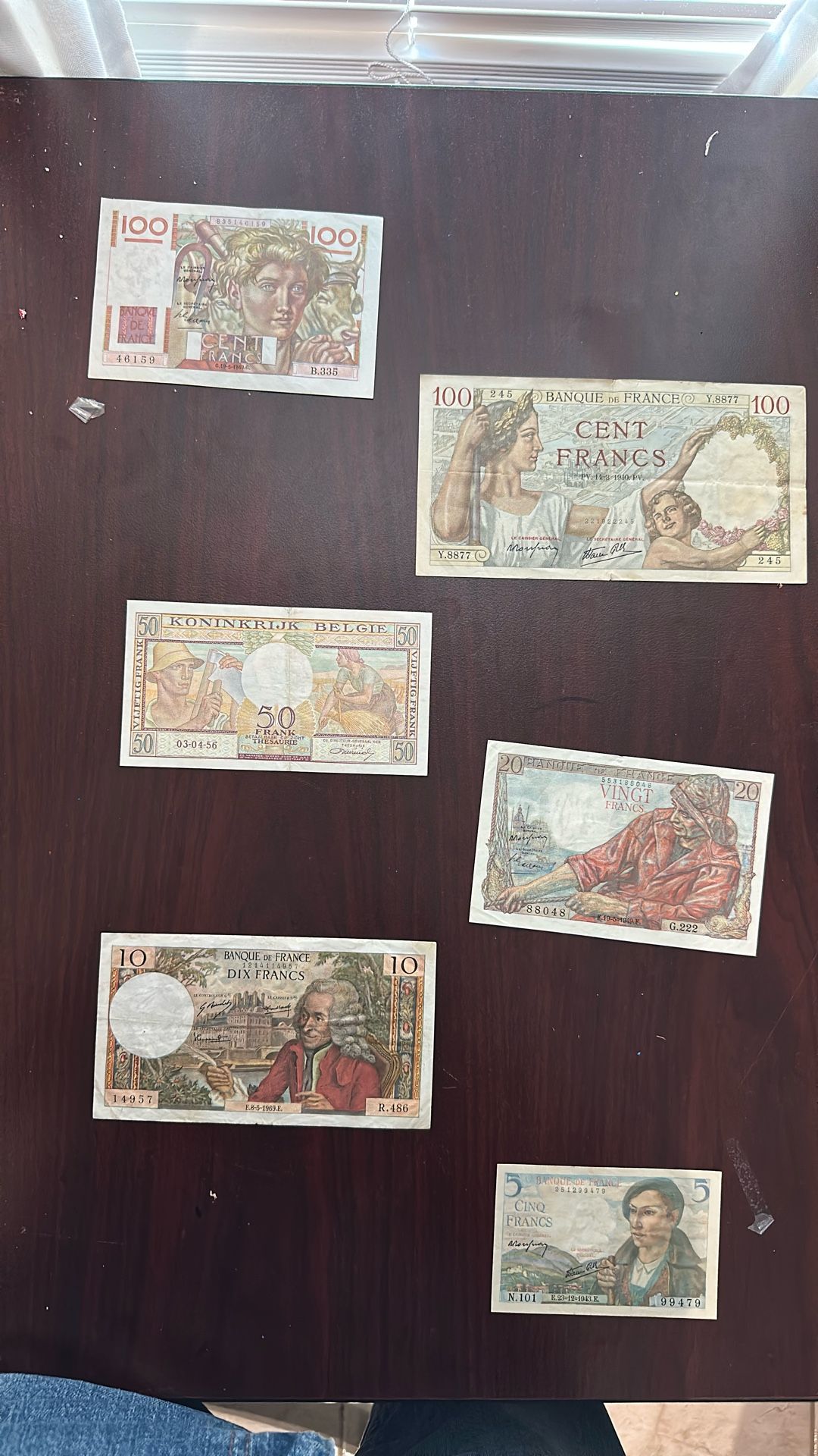 1(contact info removed) Old France Currency