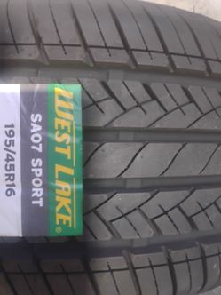 195/45R16 NEW TIRE installed