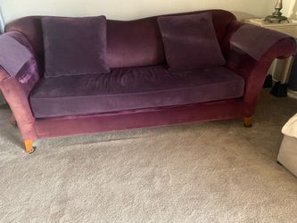 Vintage purple couch