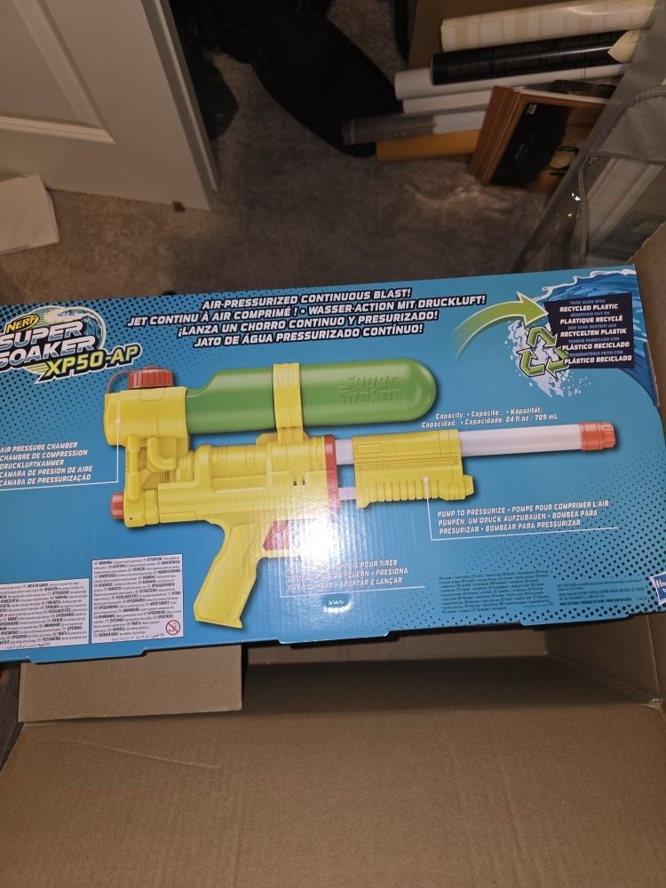 Brand New Nerf Super Soaker XP50 AP Quantity of