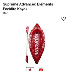 Supreme × Advanced Elements PackLite Kayak – Red – SS18 – Rare
