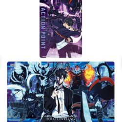 UNION ARENA Playmat & Action Point Cards Set Solo Leveling