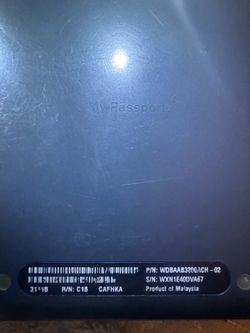Western digital My Passport 320GB