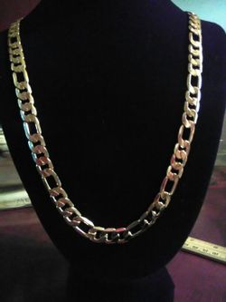 14K GOLD FILLED Cuban link chain with Bracelet