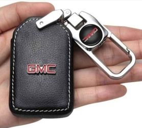 Fob Cover Genuine Leather Suit for GMC Yukon XL Yukon 2015-2020 (6 Buttons)
