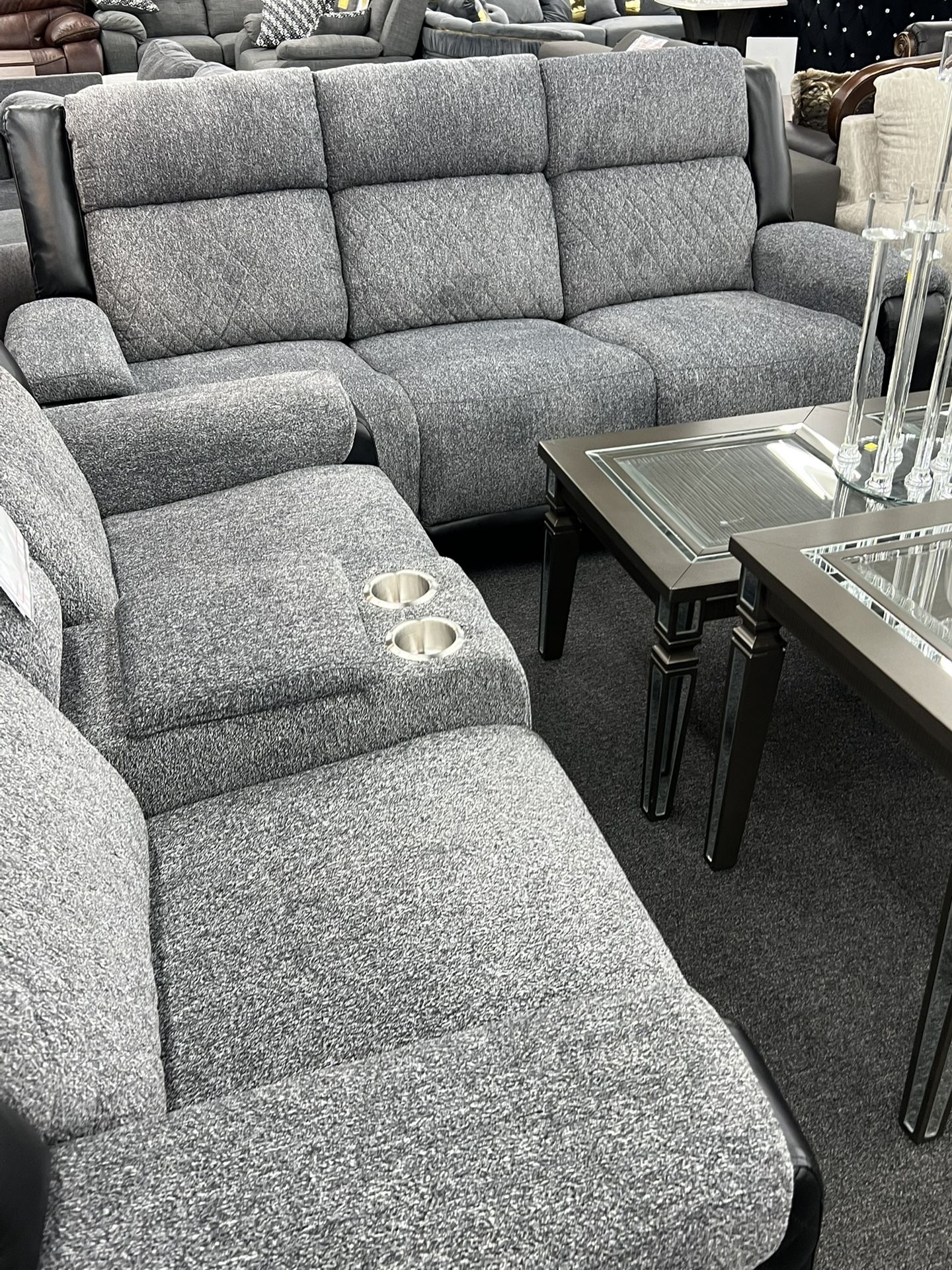 Reclining Stylish Couch And Loveseat!
