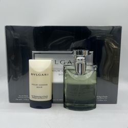 3pc Set BVLGARI Pour Homme Soir New Open Box 2011 Formula Authentic *See Details*