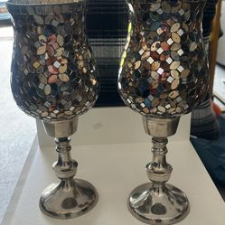 Mosaic Candle Holders