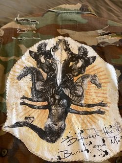 Between The Buried And Me Army Camo Torn Up Band Jacket