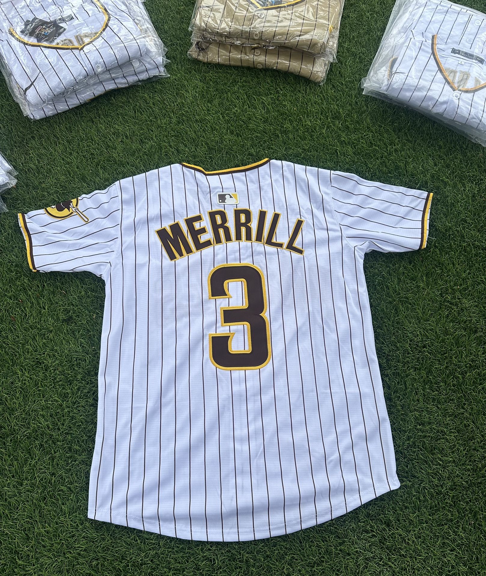 MERRILL White San Diego Padres Jersey