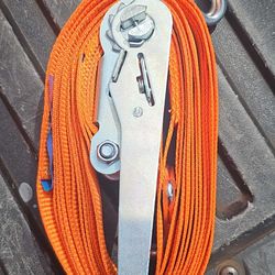 Heavy-Duty Ratchet Straps – Used, Solid Condition