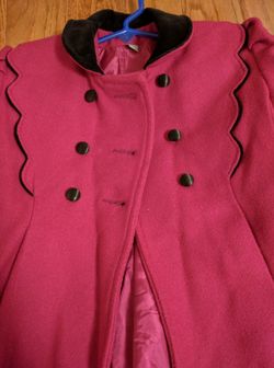 Rothschild Size 2 girls' holiday wool coat