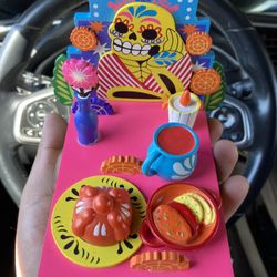 Dia De Los Muertos Wood Sculpted Ofrenda W Tombstone Day Of The Dead Target Halloween Ofrenda ta