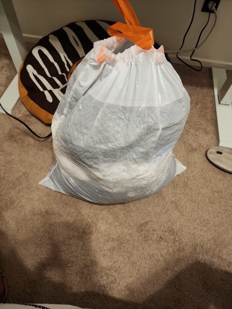 Bag Of Womens Clothes.swipe To See Multiple Pieces Of Ahirts And Jackets