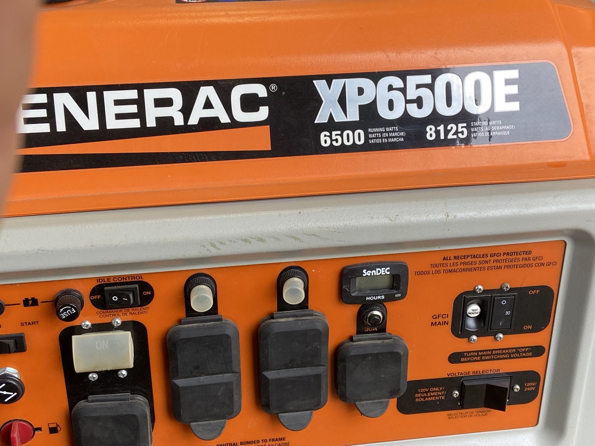 Generac XP6500E Generator