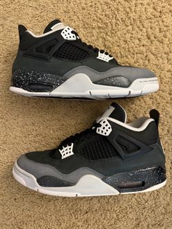 Size 9.5 (Used condition, does not have box) - 2024 Air Jordan 4 retro fear