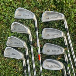 TITLEIST DCI BLACK OVERSIZE + MAX GOLF IRON SET 3-PW W DG TRI STEP STIFF