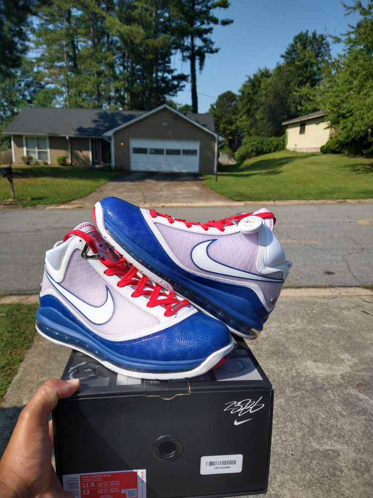 $240 Local Pick Up Like New LeBron 8 Dodgers Size 11.5 With Original Box Worn Once For 3 Hours