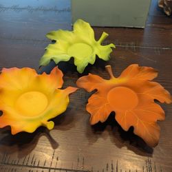 Whispering Leaves Candle Holders