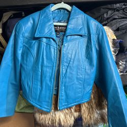Leather Jacket Size XS