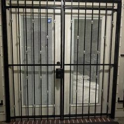 Burglar Bar Windows And Door Frame