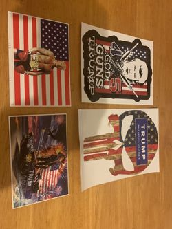 Trump stickers