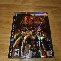 Ps3 Tekken 6 Game with Holographic Sleeve in Great shape