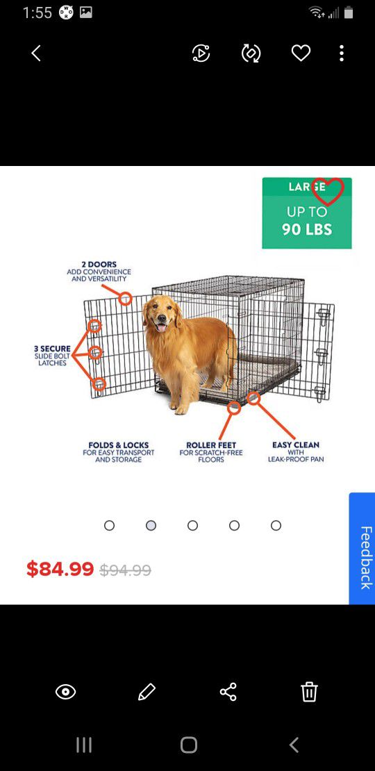 Dog Cage Kennel Crate 