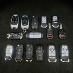 KeyBundle of Keyfobs / key fob / fobs / keys / car keys for Honda, Ford, Hyundai