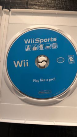 Wii sports (disc with a case & works with 0 differences)
